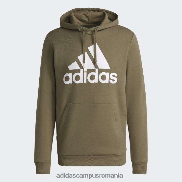 adidas campus romania hanorac din fleece cu logo mare orbit green bărbați orbita verde/alb J266N27525