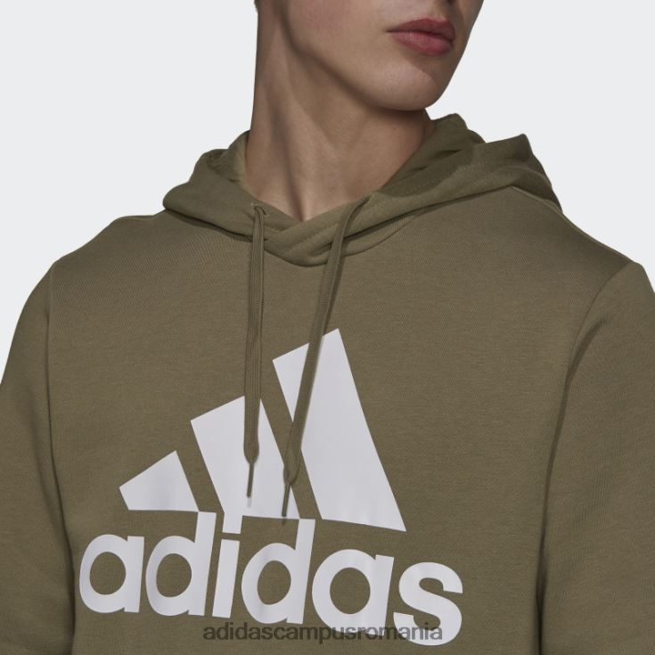 adidas campus romania hanorac din fleece cu logo mare orbit green bărbați orbita verde/alb J266N27525
