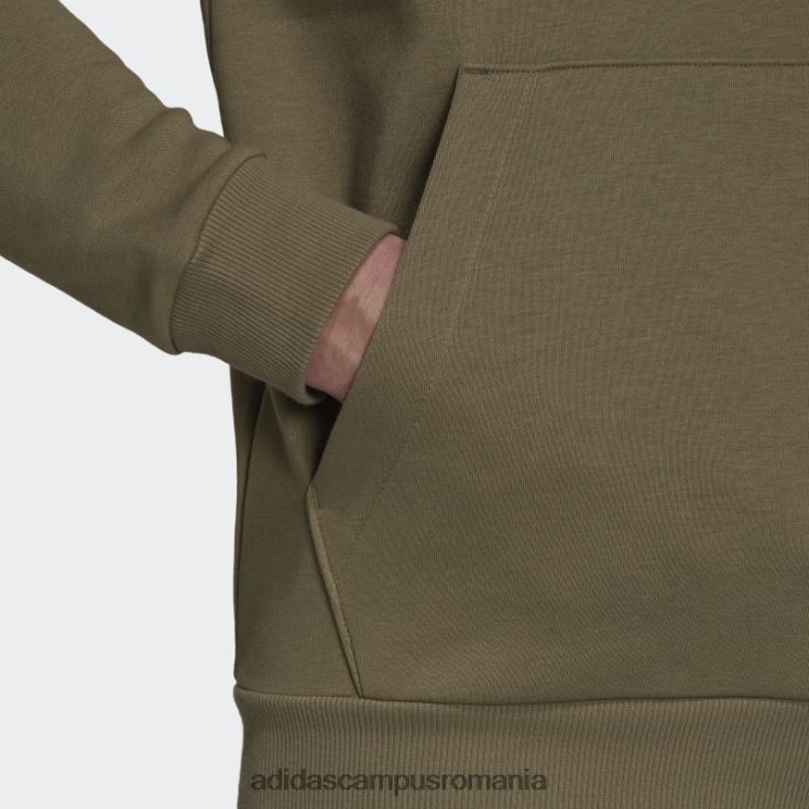 adidas campus romania hanorac din fleece cu logo mare orbit green bărbați orbita verde/alb J266N27525