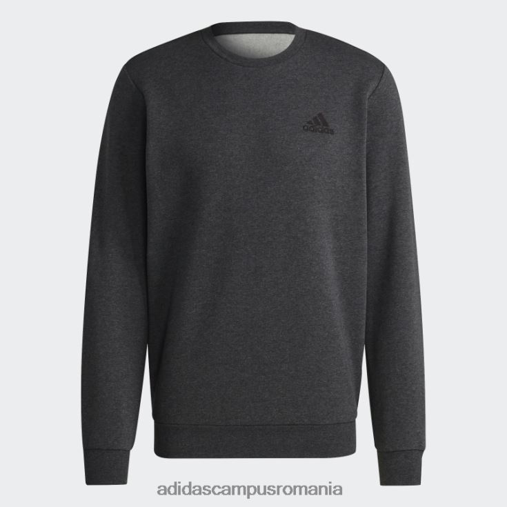 adidas campus romania hanorac din fleece essentials gri închis, negru bărbați gri închis negru/negru J266N26560
