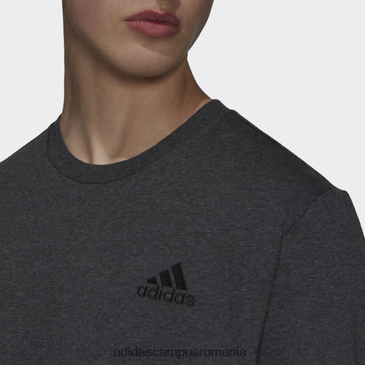 adidas campus romania hanorac din fleece essentials gri închis, negru bărbați gri închis negru/negru J266N26560