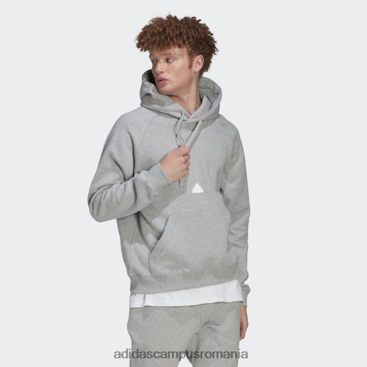 adidas campus romania hanorac din fleece gri mediu bărbați gri mediu J266N214656