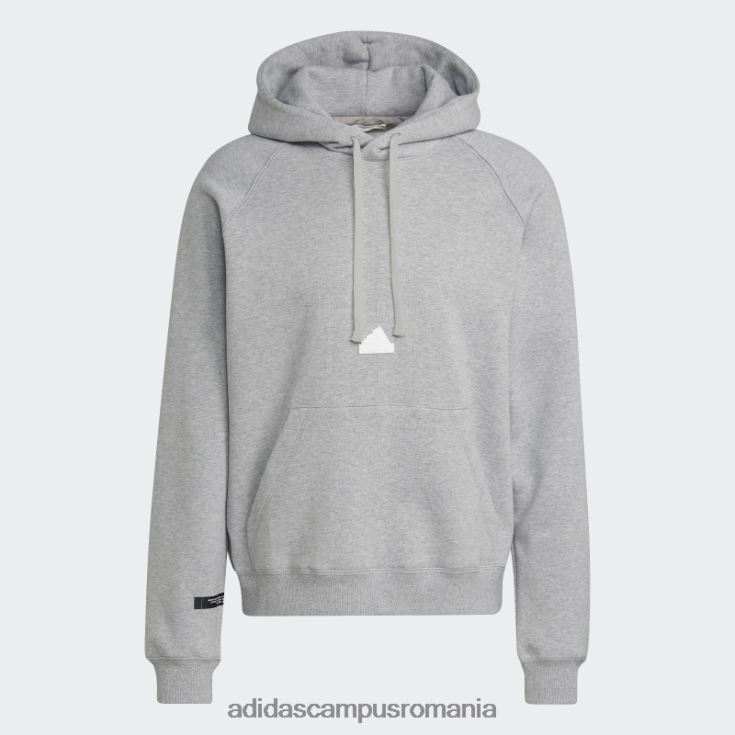 adidas campus romania hanorac din fleece gri mediu bărbați gri mediu J266N214656