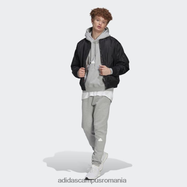 adidas campus romania hanorac din fleece gri mediu bărbați gri mediu J266N214656