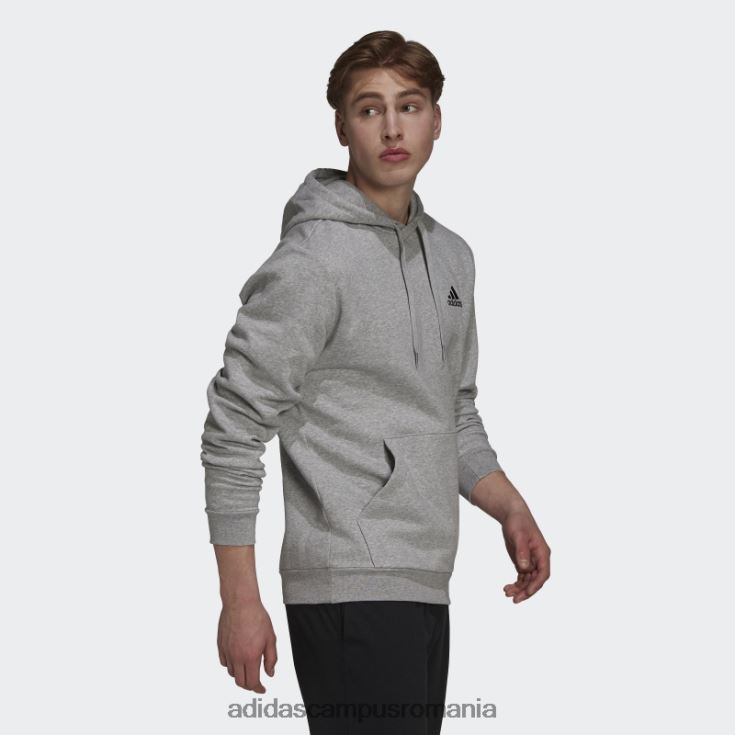 adidas campus romania hanorac din fleece gri mediu bărbați gri mediu/negru J266N26479