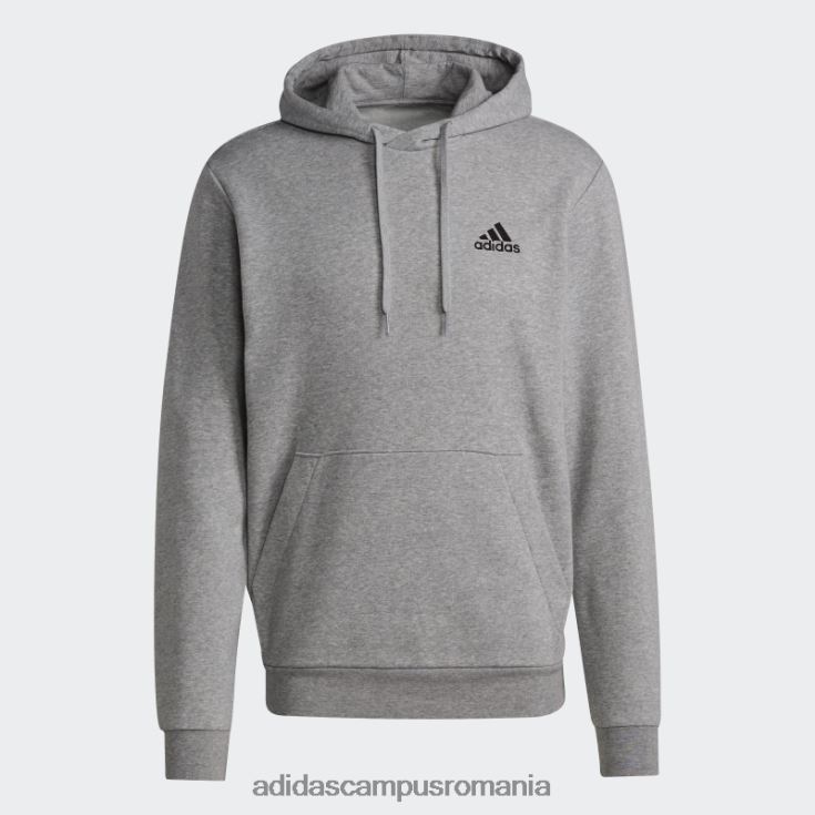 adidas campus romania hanorac din fleece gri mediu bărbați gri mediu/negru J266N26479