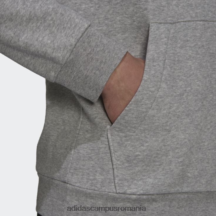 adidas campus romania hanorac din fleece gri mediu bărbați gri mediu/negru J266N26479