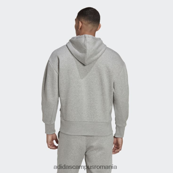 adidas campus romania hanorac din fleece studio lounge gri mediu bărbați gri mediu J266N27528