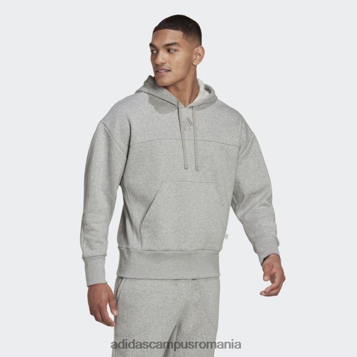 adidas campus romania hanorac din fleece studio lounge gri mediu bărbați gri mediu J266N27528