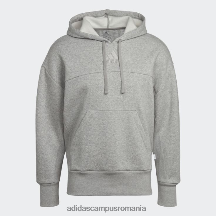 adidas campus romania hanorac din fleece studio lounge gri mediu bărbați gri mediu J266N27528