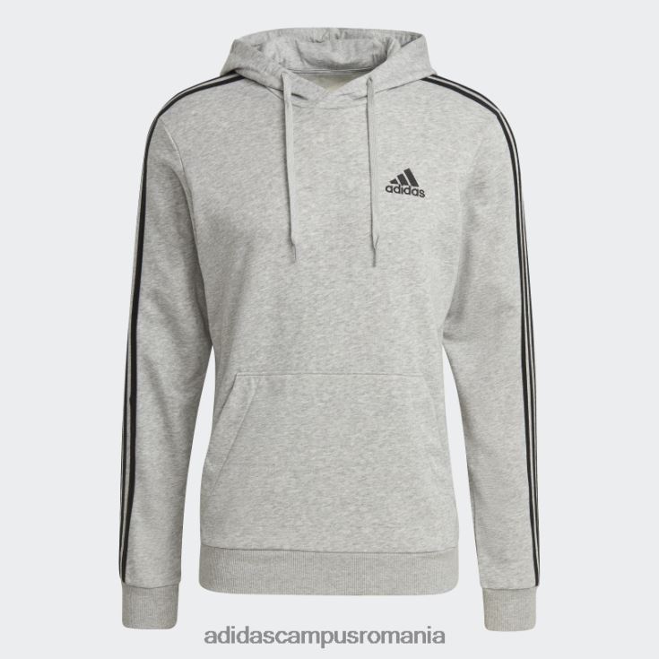 adidas campus romania hanorac essentials cu 3 dungi gri mediu adidas bărbați gri mediu/negru J266N21566