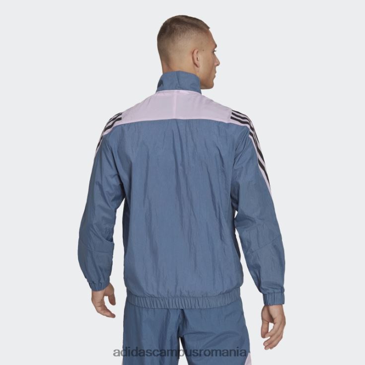 adidas campus romania hanorac țesut cu fermoar 1/4 cu 3 dungi icoane future din oțel bărbați oţel J266N214969