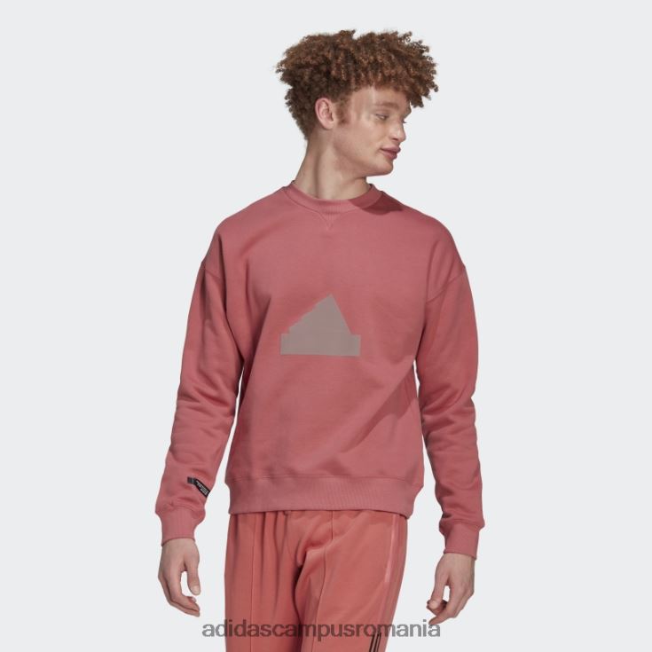 adidas campus romania hanorac fleece crew roșu bărbați roșu J266N26937
