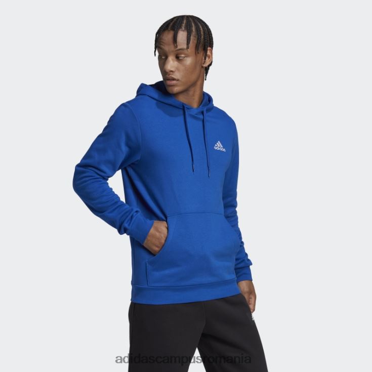 adidas campus romania hanorac fleece essentials albastru regal bărbați albastru regal/alb J266N27556