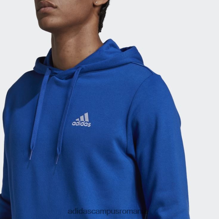 adidas campus romania hanorac fleece essentials albastru regal bărbați albastru regal/alb J266N27556