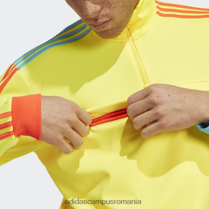 adidas campus romania hanorac galben kidcore cu jumătate de fermoar fierbinte bărbați galben J266N25782