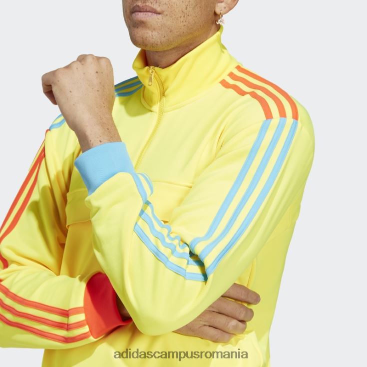 adidas campus romania hanorac galben kidcore cu jumătate de fermoar fierbinte bărbați galben J266N25782