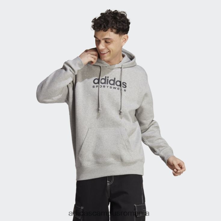 adidas campus romania hanorac grafic all szn fleece gri mediu bărbați gri mediu J266N213987