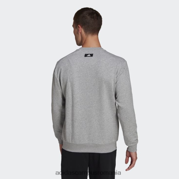 adidas campus romania hanorac gri mediu future icons crew bărbați gri mediu J266N26964