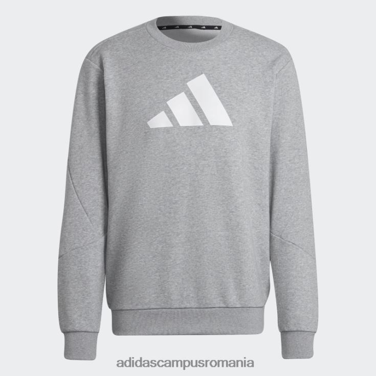 adidas campus romania hanorac gri mediu future icons crew bărbați gri mediu J266N26964