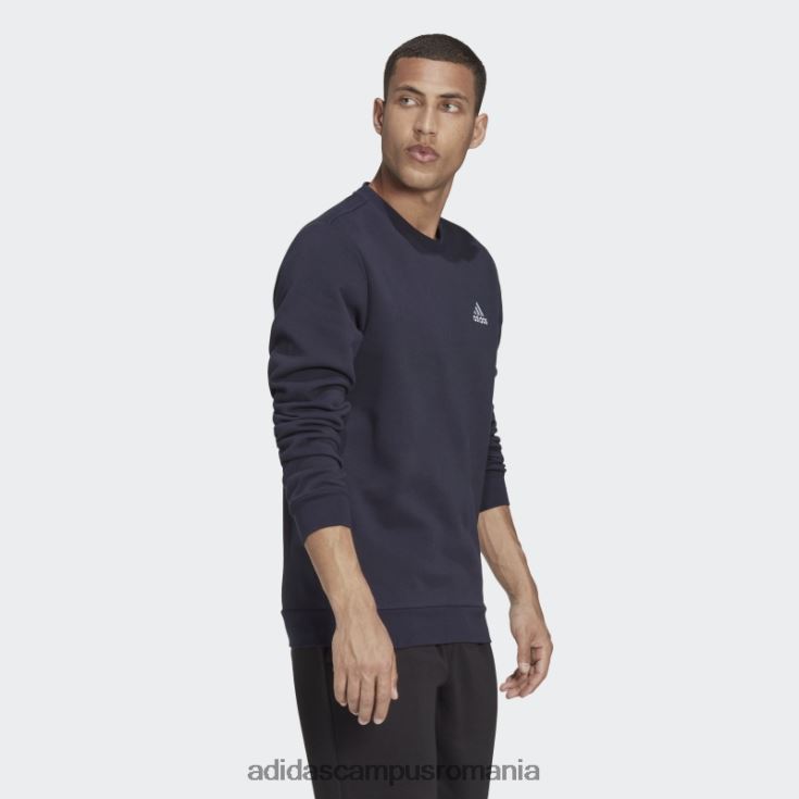 adidas campus romania hanorac ink essentials fleece bărbați cerneală/alb J266N26292