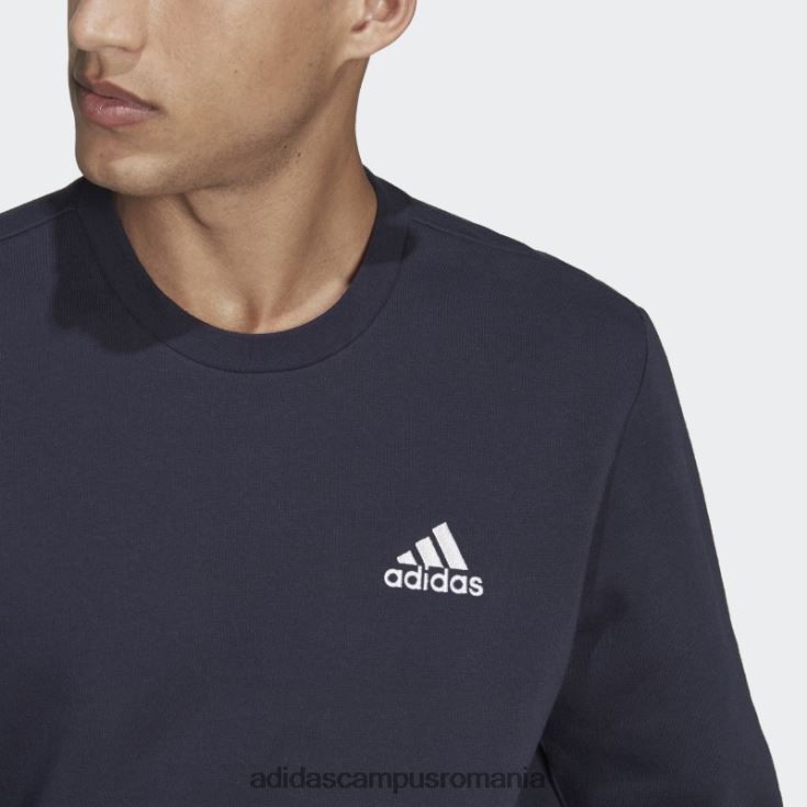 adidas campus romania hanorac ink essentials fleece bărbați cerneală/alb J266N26292