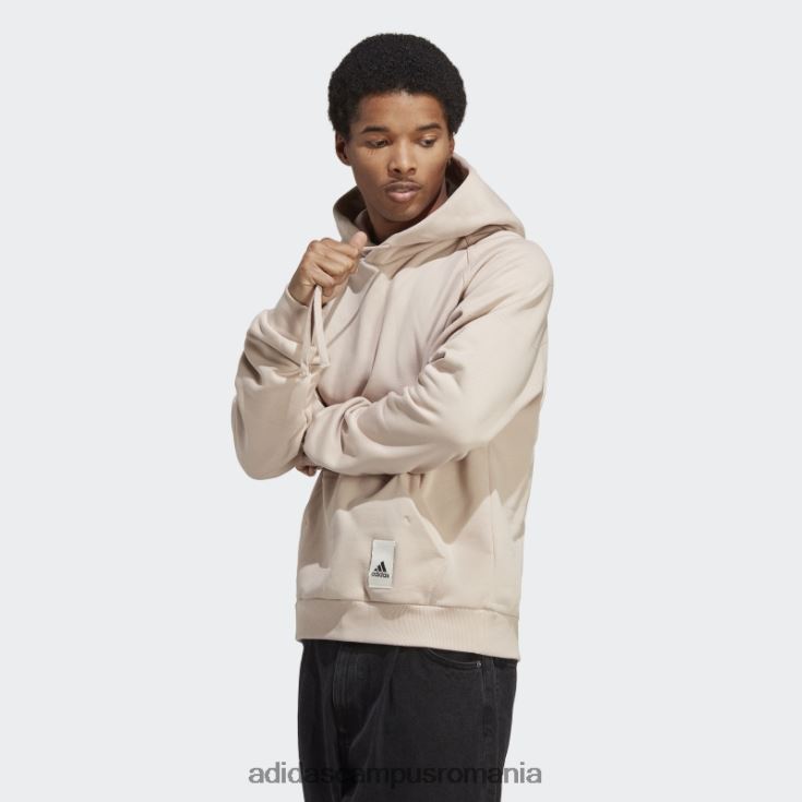 adidas campus romania hanorac lounge fleece taupe bărbați taupe J266N25131