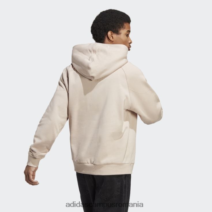adidas campus romania hanorac lounge fleece taupe bărbați taupe J266N25131