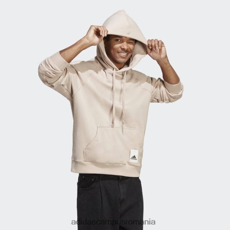 adidas campus romania hanorac lounge fleece taupe bărbați taupe J266N25131