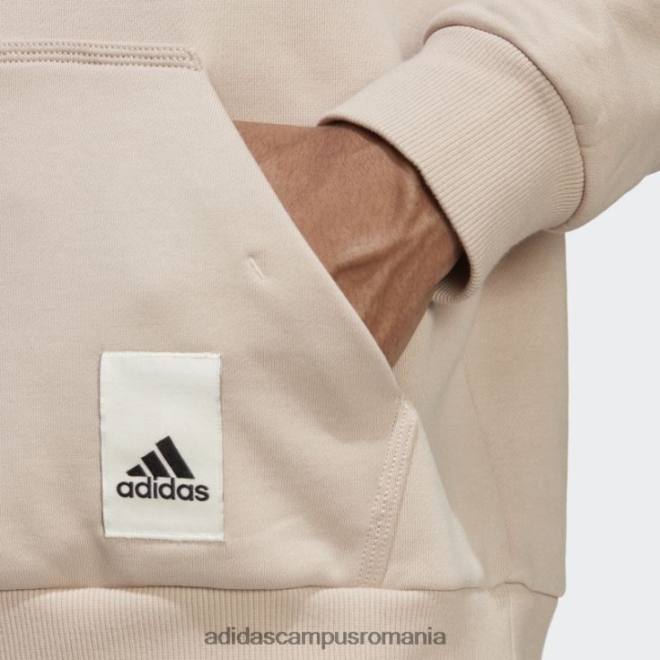adidas campus romania hanorac lounge fleece taupe bărbați taupe J266N25131