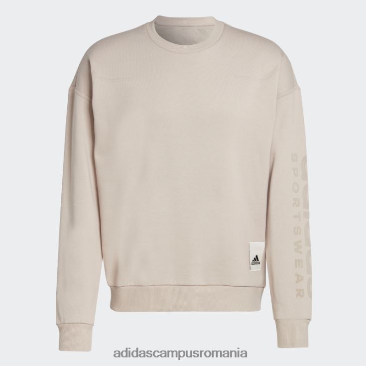 adidas campus romania hanorac lounge fleece taupe fierbinte bărbați taupe J266N25209