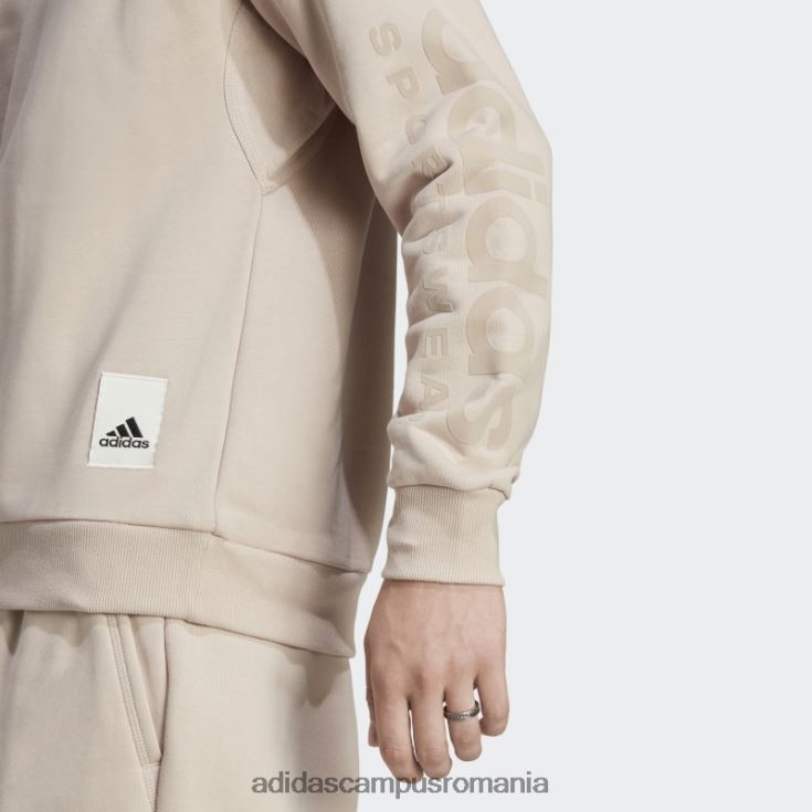 adidas campus romania hanorac lounge fleece taupe fierbinte bărbați taupe J266N25209