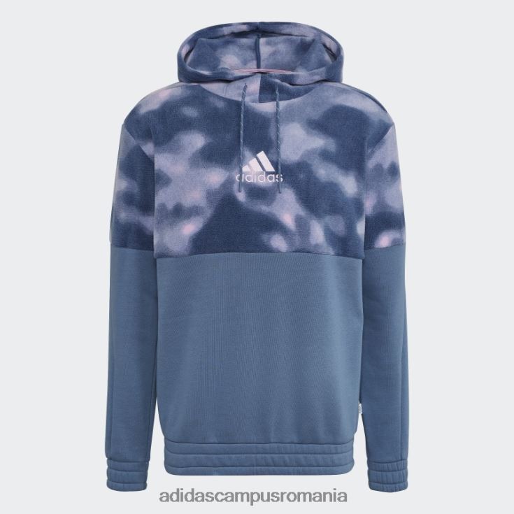 adidas campus romania hanorac natură din polar fleece din oțel bărbați oțel/roz J266N27361