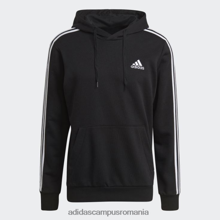 adidas campus romania hanorac negru cu 3 dungi bărbați alb negru J266N21258
