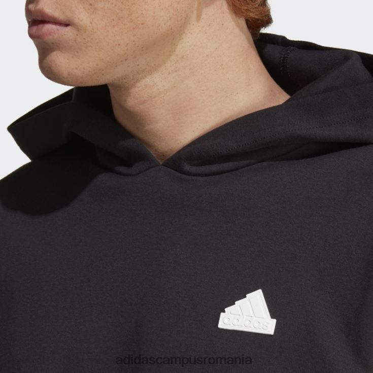 adidas campus romania hanorac negru cu 3 dungi icoane viitoare bărbați alb negru J266N21142