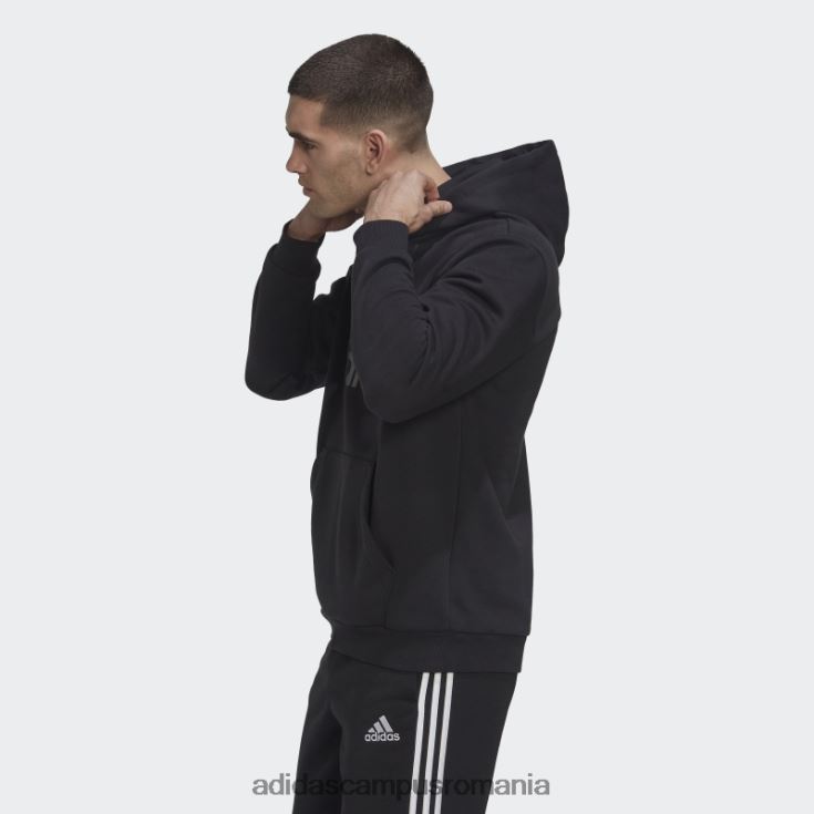 adidas campus romania hanorac negru cu imprimeu camo, French Terry bărbați negru J266N26802