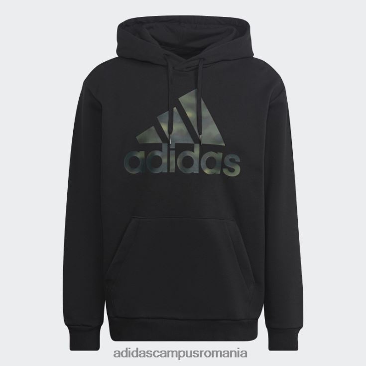 adidas campus romania hanorac negru cu imprimeu camo, French Terry bărbați negru J266N26802