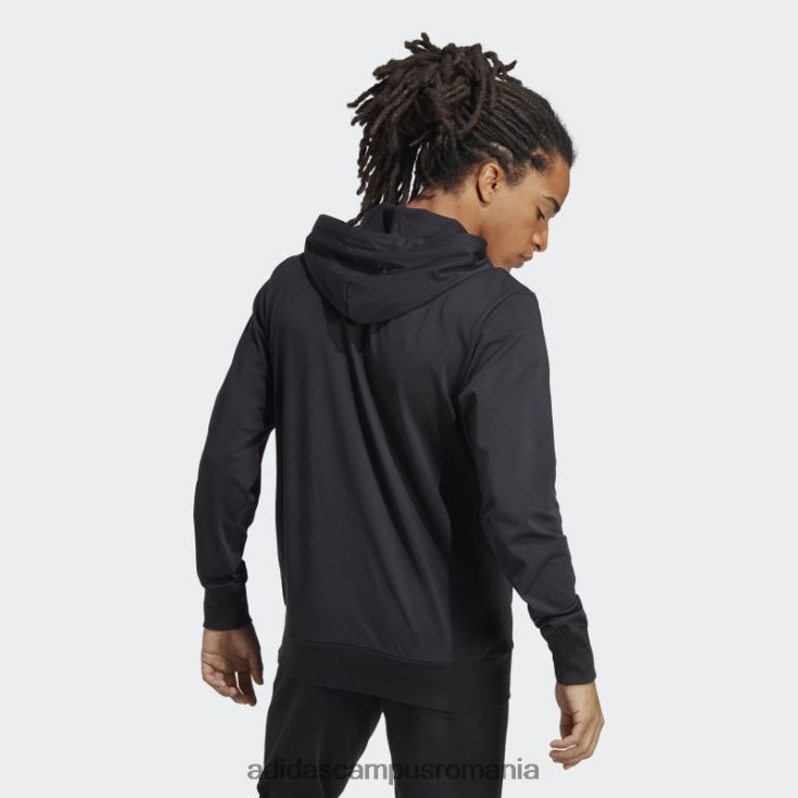 adidas campus romania hanorac negru cu logo essentials bărbați alb negru J266N25698