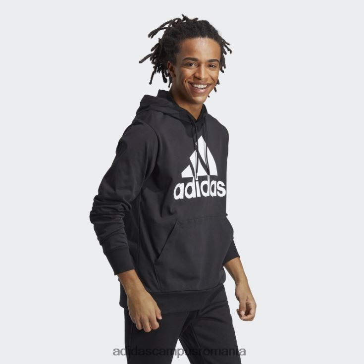 adidas campus romania hanorac negru cu logo essentials bărbați alb negru J266N25698