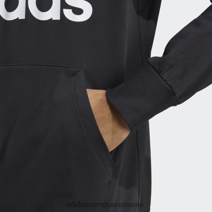 adidas campus romania hanorac negru cu logo essentials bărbați alb negru J266N25698