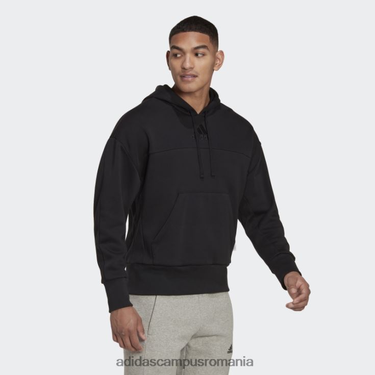 adidas campus romania hanorac negru studio lounge fleece adidas bărbați negru J266N26705