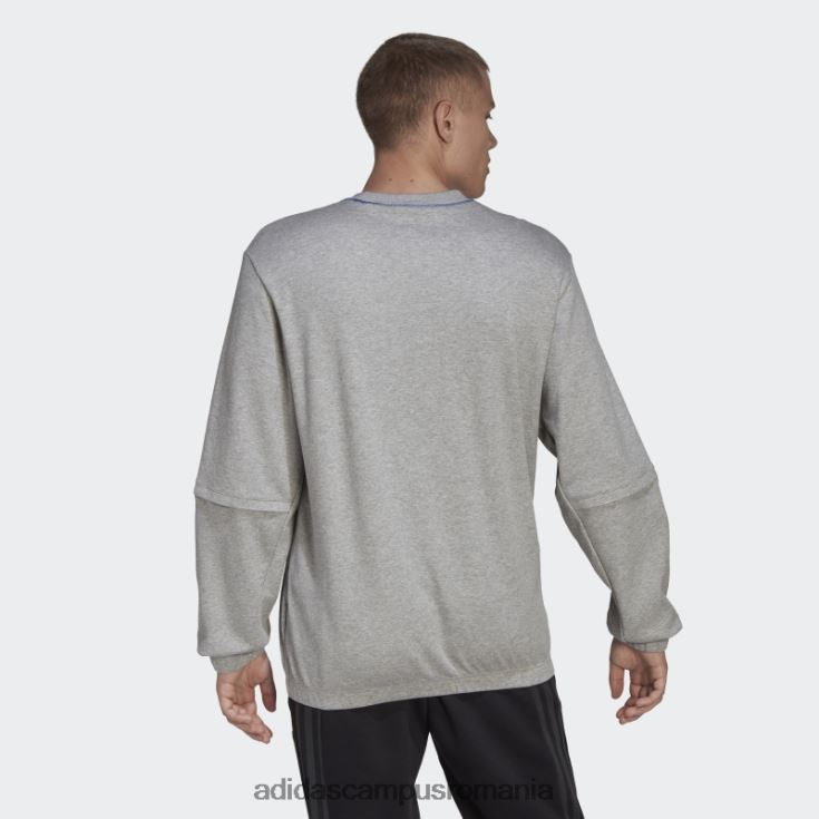 adidas campus romania hanorac ușor trvl gri mediu bărbați gri mediu J266N215091