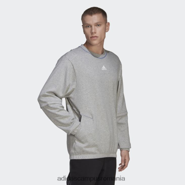 adidas campus romania hanorac ușor trvl gri mediu bărbați gri mediu J266N215091