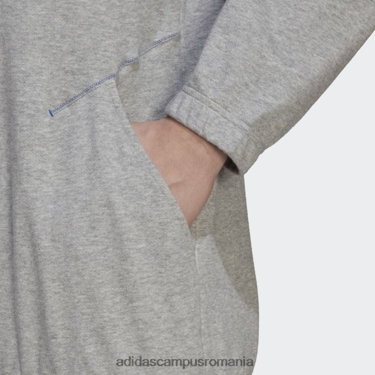 adidas campus romania hanorac ușor trvl gri mediu bărbați gri mediu J266N215091