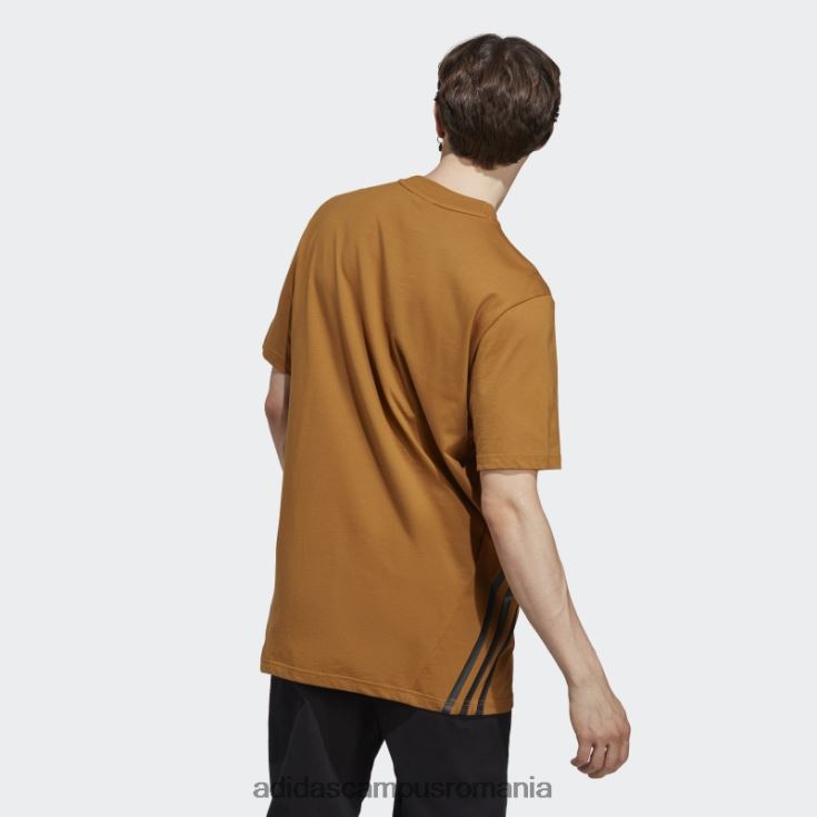 adidas campus romania icoane viitoare 3 dungi tee bronz bărbați bronz J266N21003