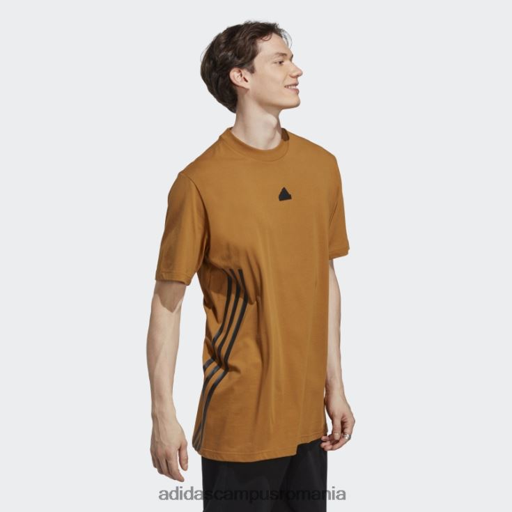 adidas campus romania icoane viitoare 3 dungi tee bronz bărbați bronz J266N21003