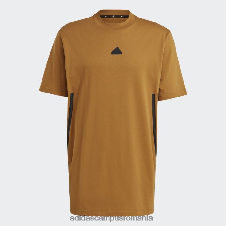 adidas campus romania icoane viitoare 3 dungi tee bronz bărbați bronz J266N21003