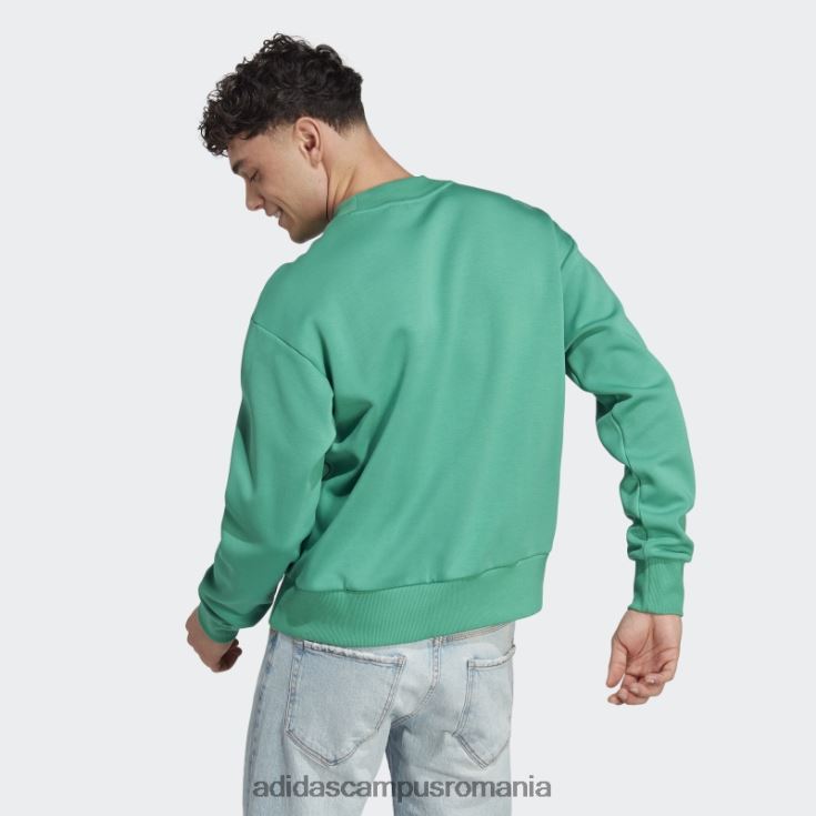 adidas campus romania icoane viitoare insignă de echipaj sport hanorac curte verde bărbați verde curte J266N26001