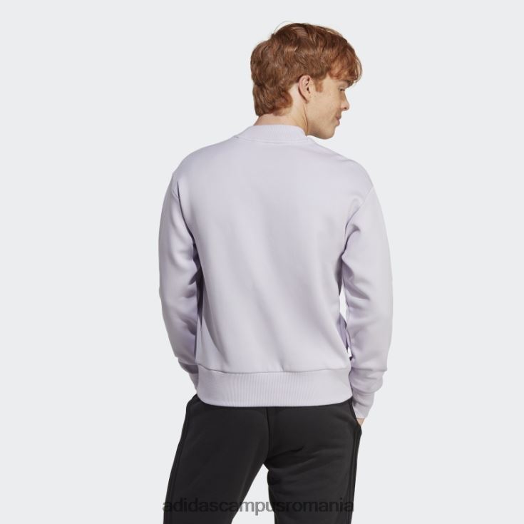 adidas campus romania icoane viitoare insignă de echipaj sport hanorac zori argintii bărbați zori argintii J266N25245