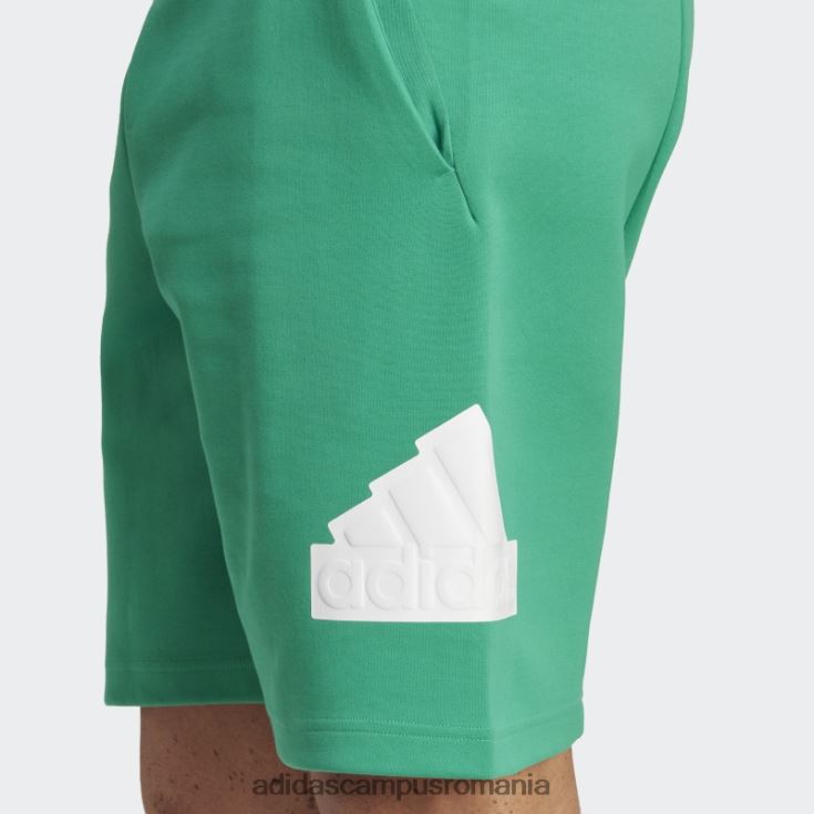 adidas campus romania icoane viitoare insignă de pantaloni scurți sport curte verde bărbați verde curte J266N214485